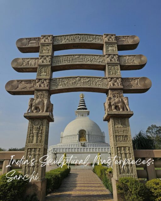 On a hill in Madhya Pradesh, Sanchi's Great Stupa and its intricately carved gateways represent Buddhist art from the 3rd century BCE onwards – among India's oldest stone sculptures, where narrative reliefs tell stories of Buddha's life and Jataka tales with extraordinary detail and artistic sophistication.

Emperor Ashoka commissioned the original stupa in the 3rd century BCE, though the magnificent gateways (toranas) were added later in the 1st century BCE. The stupa itself is simple – a massive hemispherical dome representing Buddha's presence, surrounded by a stone railing with four elaborately carved gateways facing cardinal directions.

These gateways hold Sanchi's artistic genius. Carved from sandstone, they're covered in relief sculptures depicting Buddha's previous lives, his path to enlightenment, and early Buddhist symbols. Interestingly, Buddha himself isn't shown in human form – early Buddhist art represented him through symbols: the Bodhi tree, footprints, an empty throne, or the dharma wheel. This symbolic representation rather than direct depiction creates narrative requiring viewers to interpret.

The carvings show remarkable detail – elephants, horses, humans in various activities, trees, architectural elements, all rendered with naturalism and artistic confidence. The yakshi (female figure) bracket figures supporting gateway architraves are particularly celebrated – sensuous, graceful sculptures that influenced Indian art for centuries.

Sanchi survived because it was abandoned and forgotten, rediscovered only in 1818. This isolation protected what war or religious change destroyed elsewhere – giving us one of the most complete early Buddhist artistic sites surviving anywhere.

Sanchi represents Indian sculpture at its beginning – the artistic vocabulary being established that would evolve for two millennia.

#EnrichingJourneys 
#TravelWithEJ 
#Sanchi #SanchiStupa #MadhyaPradesh #BuddhistArt #BuddhistSculpture #AncientIndia #SculpturalMasterpieces #AshokanEra #UNESCOWorldHeritage #India #IndiaTravel #TravelIndia #ExploreIndia #IncredibleIndia #BuddhistHeritage #IndianHeritage  #CulturalHeritage  #IndianArt #BuddhistMonuments